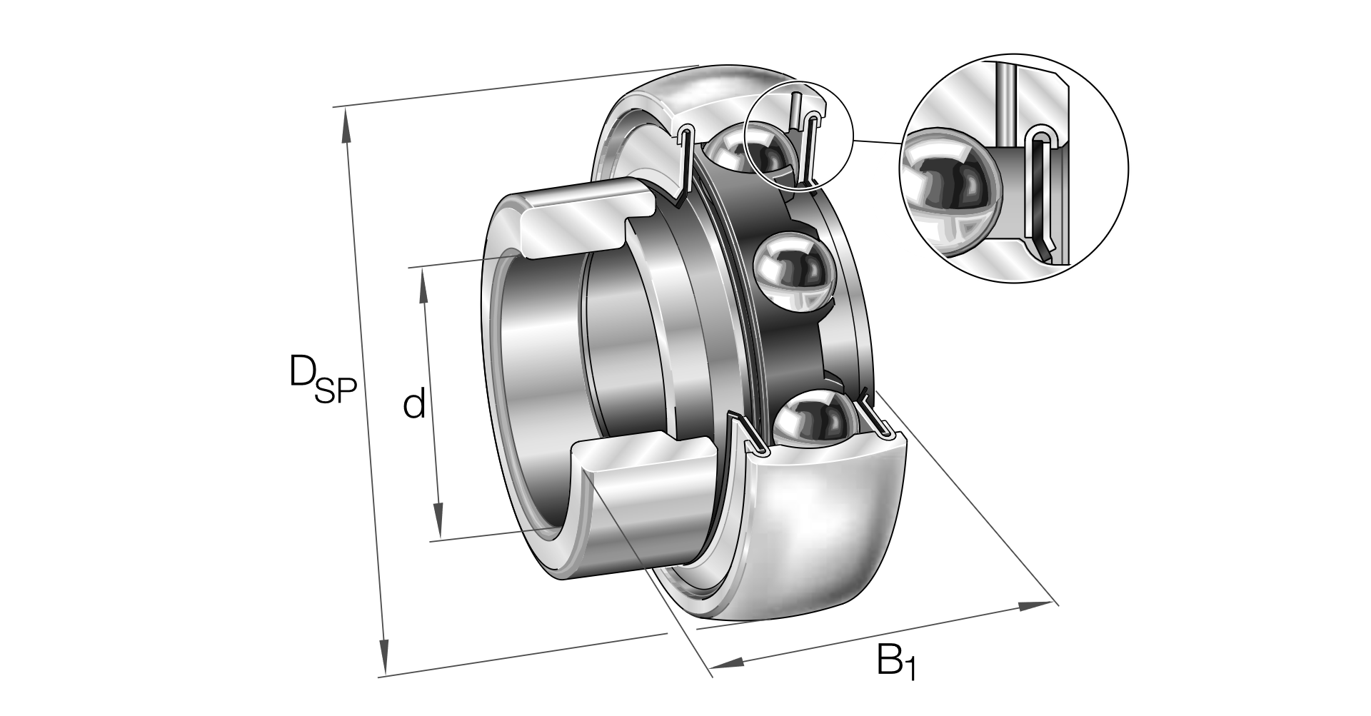 INA Insertlager :: GRAE25-XL-NPP-B