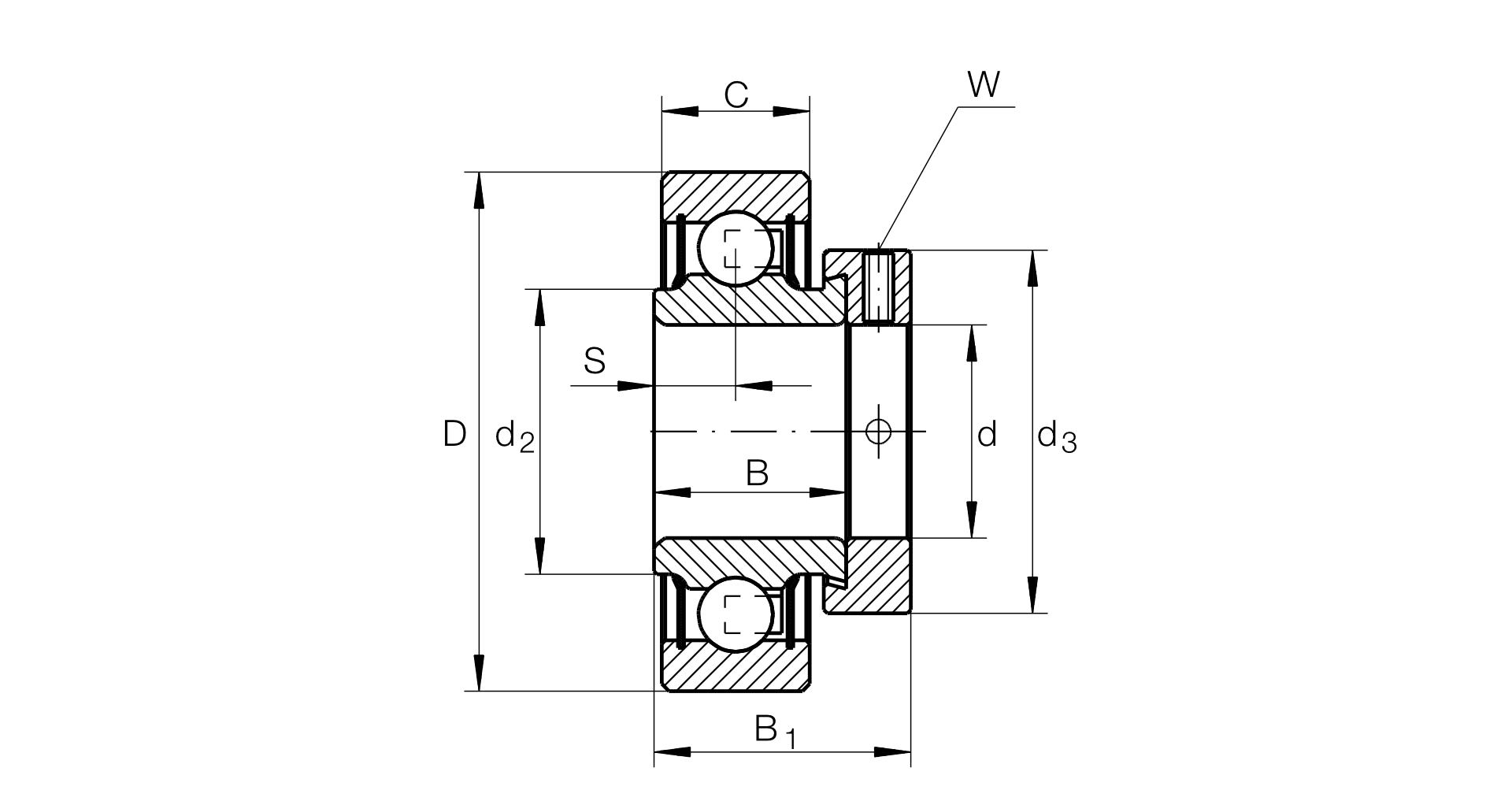 INA Insertlager :: RALE25-XL-NPP :: 2