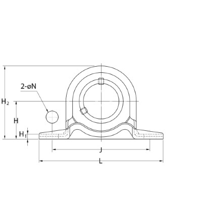 Koyo JTEKT Sheet steel pillow block unit :: SBPP 206 :: 3