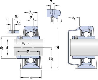 SKF Kussenlagerblok gietijzer :: SY 20 TF :: 2