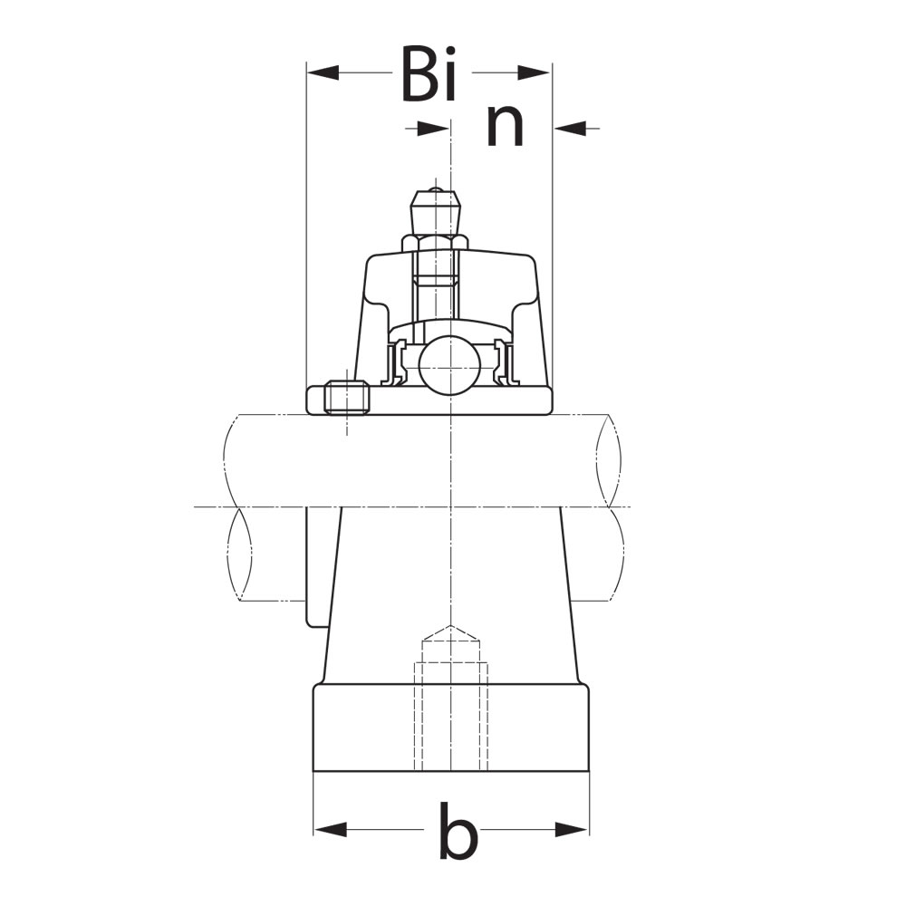 SLB Kussenlagerblok gietijzer 20mm :: UCPA 204 :: 3