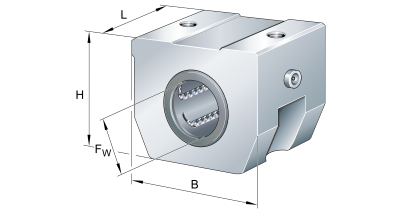 INA Lineair Ball bearing unit 12mm :: KGHK12-B-PP-AS :: 1