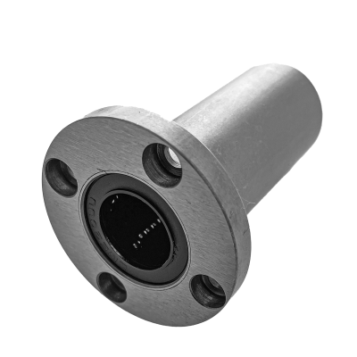 Linear ball bearing with round flange (8x16x46) :: LMEF-08-L-UU :: 1