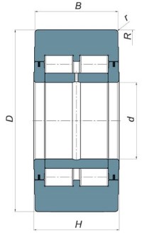 CR Cilinderlager (65x160x73) :: RSU 65-160