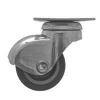 Swivel castor rubber 35mm (G-GRU-PL) :: 21-4135