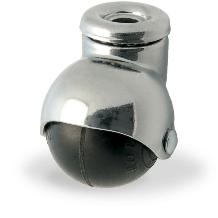 Zwenkwiel rubber 40mm (G-CH/RU-BO) :: 33-3102 :: 1