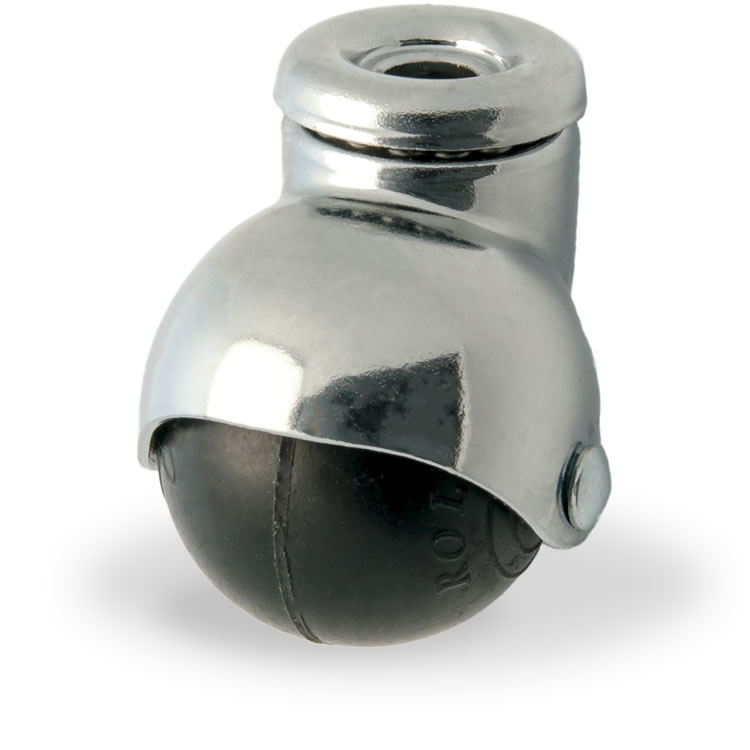 Zwenkwiel rubber 40mm (G-CH/RU-BO) :: 33-3102