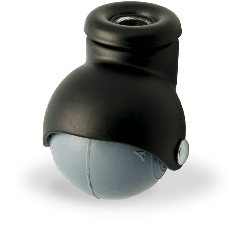 Zwenkwiel rubber 40mm (G-ZW/GRU-BO) :: 33-3112G