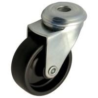 Swivel castor plastic 75mm (G-ZW/P6-BO) :: 32-3106