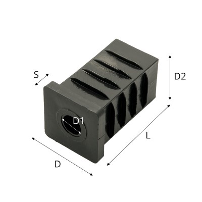 Meubel huls 22x22mm :: 97-0041 :: 3