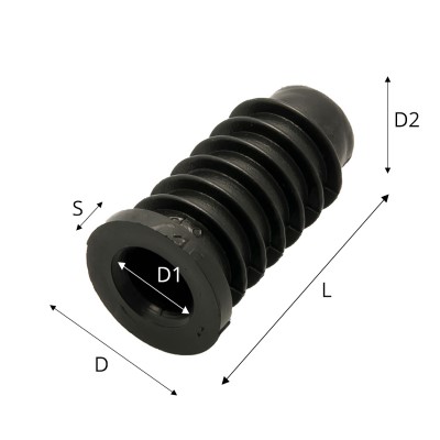 Round plastic tube insert 15/18/8mm :: 97-0037 :: 3