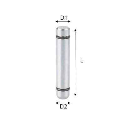 Furniture stem Ø10mm - Ø10mm, length 53,5mm :: 97-0026 :: 2