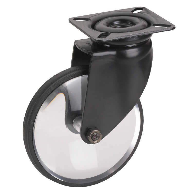 Zwenkwiel rubber 90mm (G-PLEXI/RU-PL/ZW) :: 39-1006