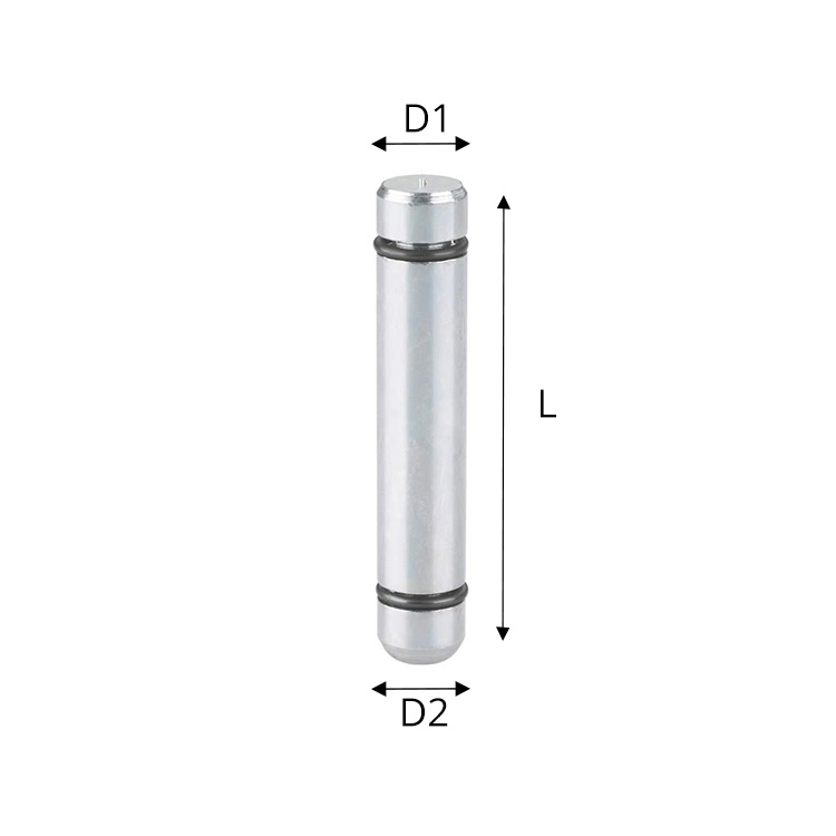 Meubelstift Ø8mm - Ø8mm, lengte 57mm :: 97-0020 :: 2