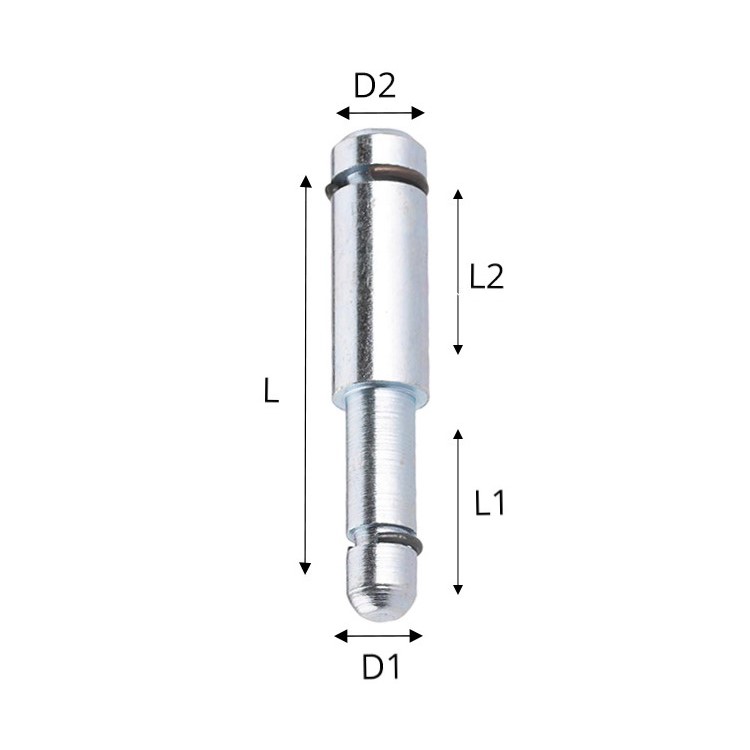 Meubelstift Ø8mm - Ø10mm, lengte 57mm :: 97-0024 :: 2