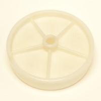 NMW Loswiel kunststof 200mm met 20mm gat (G-P6) :: LW01200G