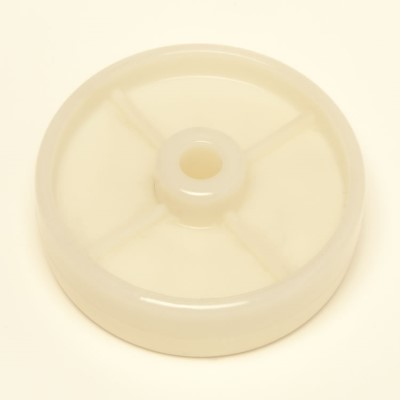NMW Loswiel kunststof 125x35mm met 15mm gat (G-P6) :: LW01125G