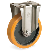 Bokwiel kunststof 100x38mm (K-GY/PU-P/PL) :: 64-6852