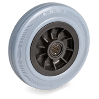 Loswiel rubber 100mm met 12mm gat (R-PP/GRU) :: 22-4102