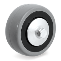 Loswiel rubber 125x30mm met 10mm gat (G-PP/GRU-DRB-AS) :: 37-1105