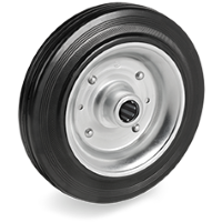 Loswiel rubber 100mm met 12mm gat (R-AS-PS/RU) :: 53-3122AS