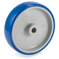 Plastic wheel 150mm with 15mm hole (G-P6/IPU) :: 61-1105