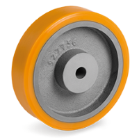 Loswiel kunststof 250x80mm met 40mm gat (G-H7-GY/PU) :: 64-1117