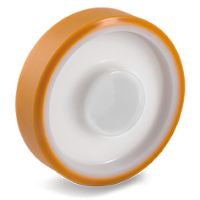 Loswiel kunststof 175x40mm (KH47x14-P6/PU) :: 66-4105