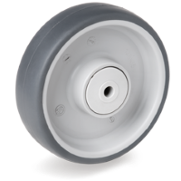 Loswiel rubber 125mm met 8mm gat (K-PP/TGRU) :: 71-2203