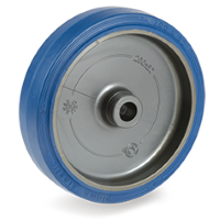 Rubber wheel 125mm with 15mm hole (G-P6/ERU) :: 73-1103