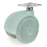 Swivel castor plastic 50mm (G-BL/P6-PL) :: 34-7202