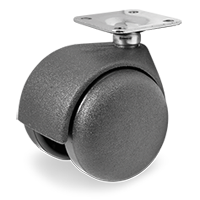 Swivel castor plastic 35x39mm (ZW/P6-PL/P) :: 34-4100
