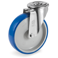 Swivel castor plastic 80mm (R-P6/IPU-NL/BO) :: 61-7801