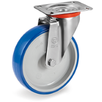 Swivel castor plastic 150mm (R-P6/IPU-NL/PL) :: 61-4504