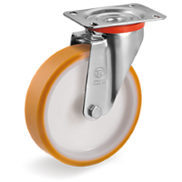 Zwenkwiel kunststof 80mm (R-P6/PU-NL/PL) :: 66-4501