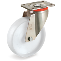 Zwenkwiel kunststof 100x30mm (R-P6-P/PL) :: 68-7602
