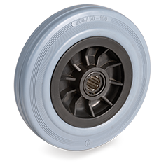 Rubber wheel 150mm with 15mm hole (R-PP/GRU) :: 22-3111 :: 1