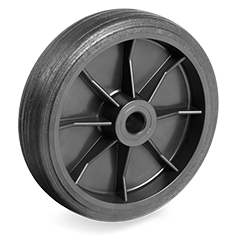 Rubber wheel 250mm with 20mm hole (G-PP/RU) :: 51-1108 :: 1