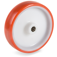 Plastic wheel 100mm with 12mm hole (R-P6/IPU) :: 60-3102 :: 1