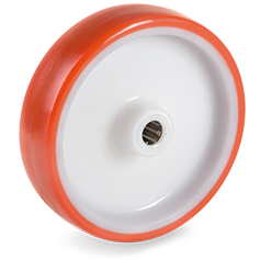 Plastic wheel 150x45mm with 20mm hole (R-stainless steel-P6/IPU) :: 60-3204 :: 1