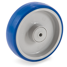 Plastic wheel 200x50mm with 12mm hole (K-stainless steel-P6/IPU) :: 61-2406 :: 1