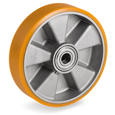 Loswiel kunststof 150x40mm met 20mm gat (K-AL/PU) :: 65-1104