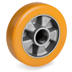 Plastic wheel 125x40mm (KH47x14-LM50-AL/PU) :: 65-4303 :: 1