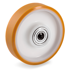 Plastic wheel 200x50mm with 25mm hole (K-P6/PU) :: 66-2126 :: 1