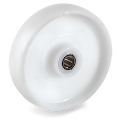 Plastic wheel 150mm with 20mm hole (R-stainless steel-P6) :: 68-3204