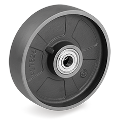 Cast iron wheel 100mm with 15mm hole (K-GY) :: 69-2122 :: 1