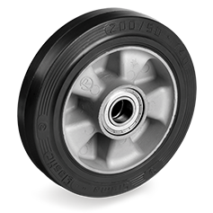 Loswiel rubber 200x50mm met 20mm gat (K-AL/ERU) :: 72-1206