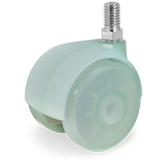 Swivel castor plastic 50mm (G-BL/P6-DR) :: 34-7302 :: 1
