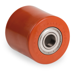Pallet truck roller plastic 82x80mm with 20mm hole (K-P6/IPU) :: 78-2103 :: 1