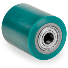 Pallet truck roller plastic 82x70mm with 20mm hole (K-ST/(TR-ROLL)PU) :: 79-2122